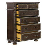 Catalonia Dark Cherry Chest - Ornate Home