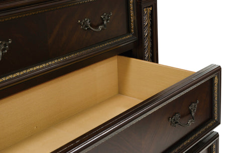 Catalonia Dark Cherry Chest - Ornate Home