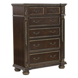 Catalonia Dark Cherry Chest - Ornate Home