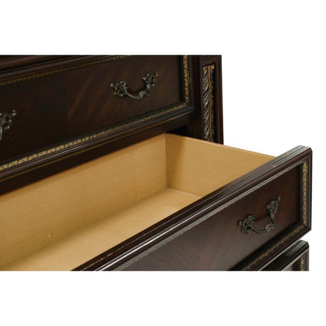 Catalonia Dark Cherry Chest - Ornate Home