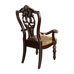 Catalonia Dark Cherry Dining Arm Chair (Set of 2) - Ornate Home