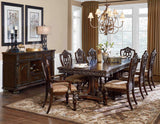 Catalonia Dark Cherry Dining Arm Chair (Set of 2) - Ornate Home