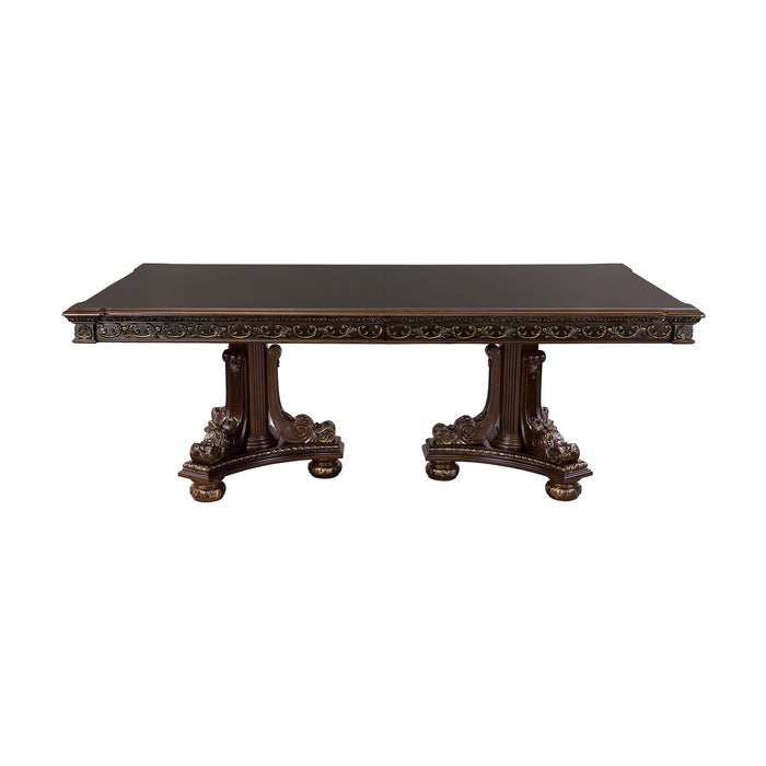 Catalonia Dark Cherry Dining Table - Ornate Home