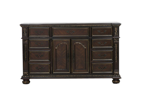 Catalonia Dark Cherry Dresser - Ornate Home