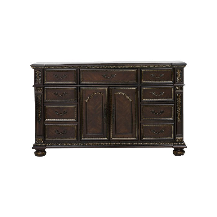 Catalonia Dark Cherry Dresser - Ornate Home