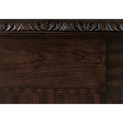 Catalonia Dark Cherry Eastern King Bed - Ornate Home