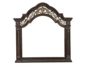 Catalonia Dark Cherry Mirror - Ornate Home