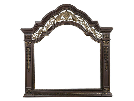 Catalonia Dark Cherry Mirror - Ornate Home