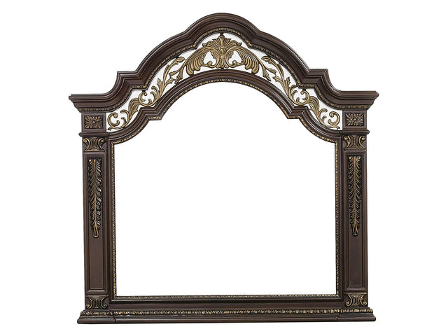 Catalonia Dark Cherry Mirror - Ornate Home