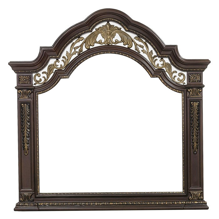 Catalonia Dark Cherry Mirror - Ornate Home