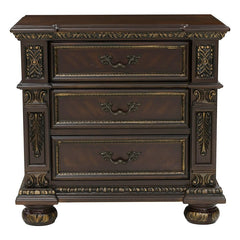 Catalonia Dark Cherry Nightstand - Ornate Home