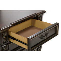 Catalonia Dark Cherry Nightstand - Ornate Home