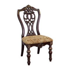Catalonia Dark Cherry Side Chair (Set of 2) - Ornate Home