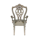 Catalonia Platinum Gold Dining Arm Chair (Set of 2) - Ornate Home