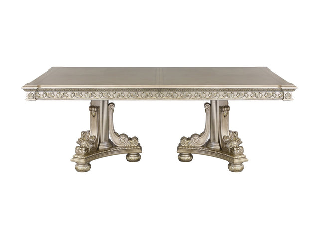 Catalonia Platinum Gold Dining Table - Ornate Home