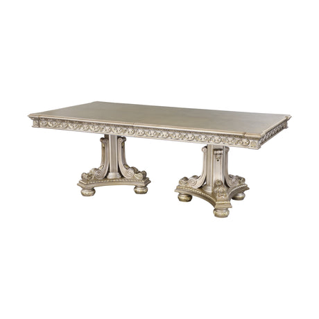 Catalonia Platinum Gold Dining Table - Ornate Home