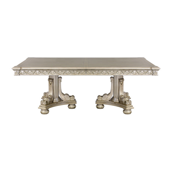Catalonia Platinum Gold Dining Table - Ornate Home