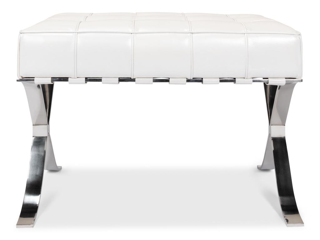 Catalunya White Bench - Ornate Home