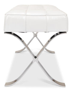 Catalunya White Bench - Ornate Home