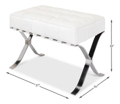 Catalunya White Bench - Ornate Home