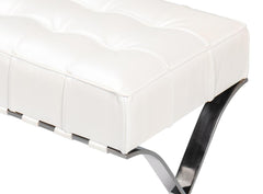 Catalunya White Long Bench - Ornate Home