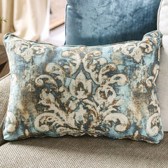 Catarina Beige/Teal Loveseat - Ornate Home