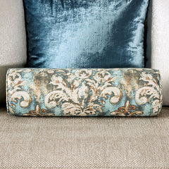 Catarina Beige/Teal Loveseat - Ornate Home