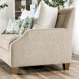 Catarina Beige/Teal Loveseat - Ornate Home