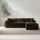 Cates Dark Green Lounge Modular Sectional - Ornate Home