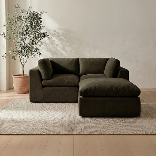 Cates Dark Green Nook Modular Sectional - Ornate Home