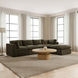Cates Dark Green Nook Modular Sectional - Ornate Home