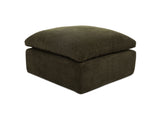 Cates Dark Green Ottoman - Ornate Home