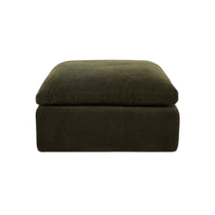 Cates Dark Green Ottoman - Ornate Home