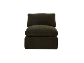 Cates Dark Green Slipper Chair - Ornate Home