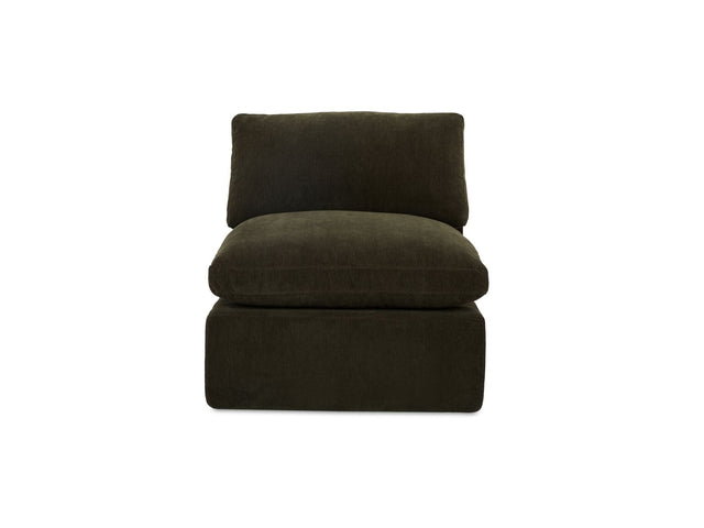 Cates Dark Green Slipper Chair - Ornate Home