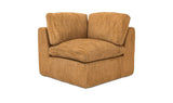 Cates Golden Wheat Corner Chair - Ornate Home