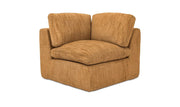 Cates Golden Wheat Corner Chair - Ornate Home