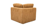 Cates Golden Wheat Corner Chair - Ornate Home