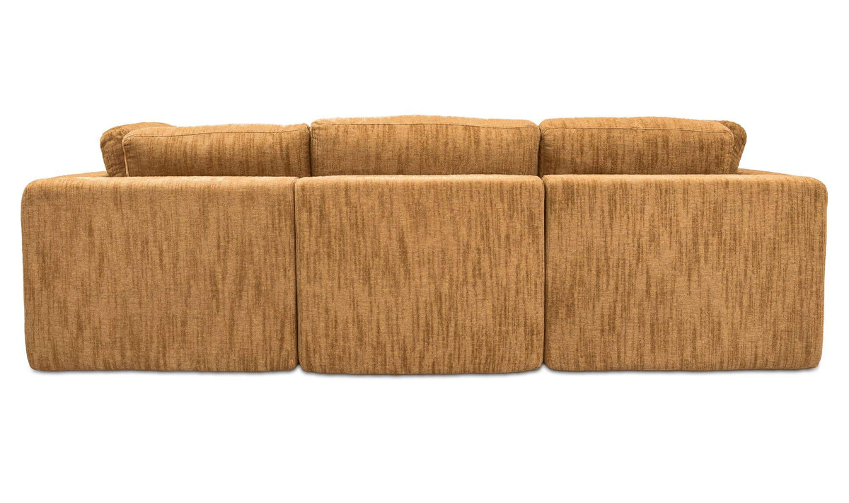 Cates Golden Wheat Lounge Modular Sectional - Ornate Home