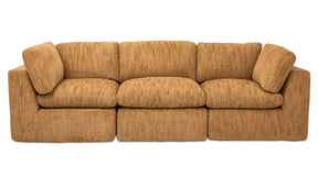 Cates Golden Wheat Modular Sofa - Ornate Home
