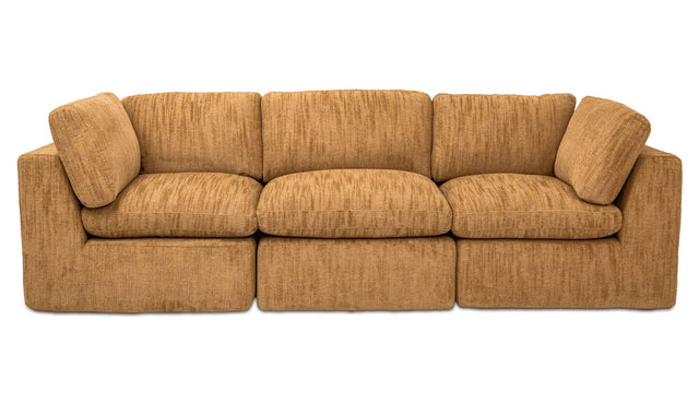 Cates Golden Wheat Modular Sofa - Ornate Home