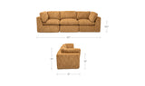 Cates Golden Wheat Modular Sofa - Ornate Home