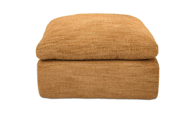 Cates Golden Wheat Ottoman - Ornate Home
