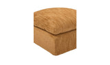 Cates Golden Wheat Ottoman - Ornate Home
