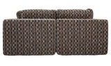 Cates Navy Brown Nook Modular Sectional - Ornate Home