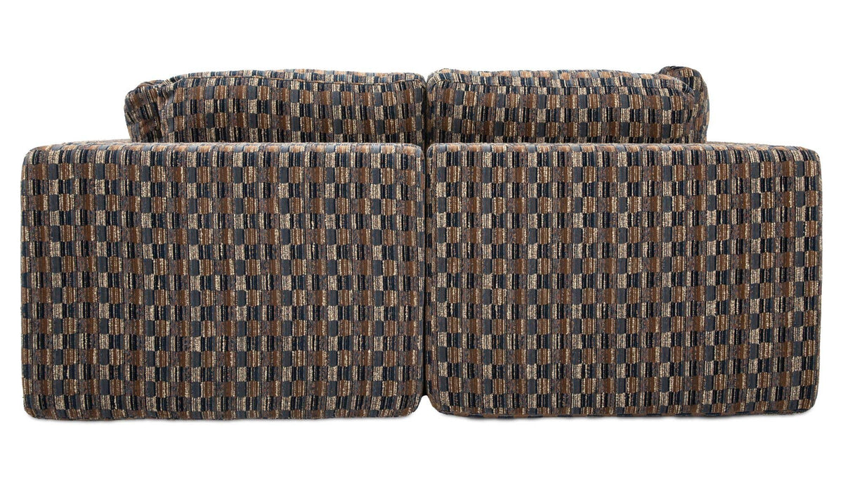 Cates Navy Brown Nook Modular Sectional - Ornate Home