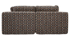 Cates Navy Brown Nook Modular Sectional - Ornate Home