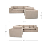 Cates Pebble Classic L Modular Sectional - Ornate Home