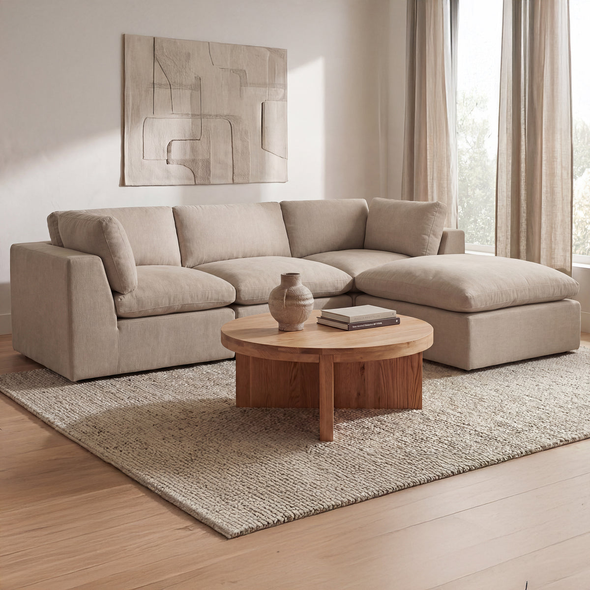Cates Pebble Lounge Modular Sectional - Ornate Home