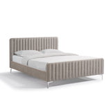 Catkin Light Brown Queen Bed - Ornate Home